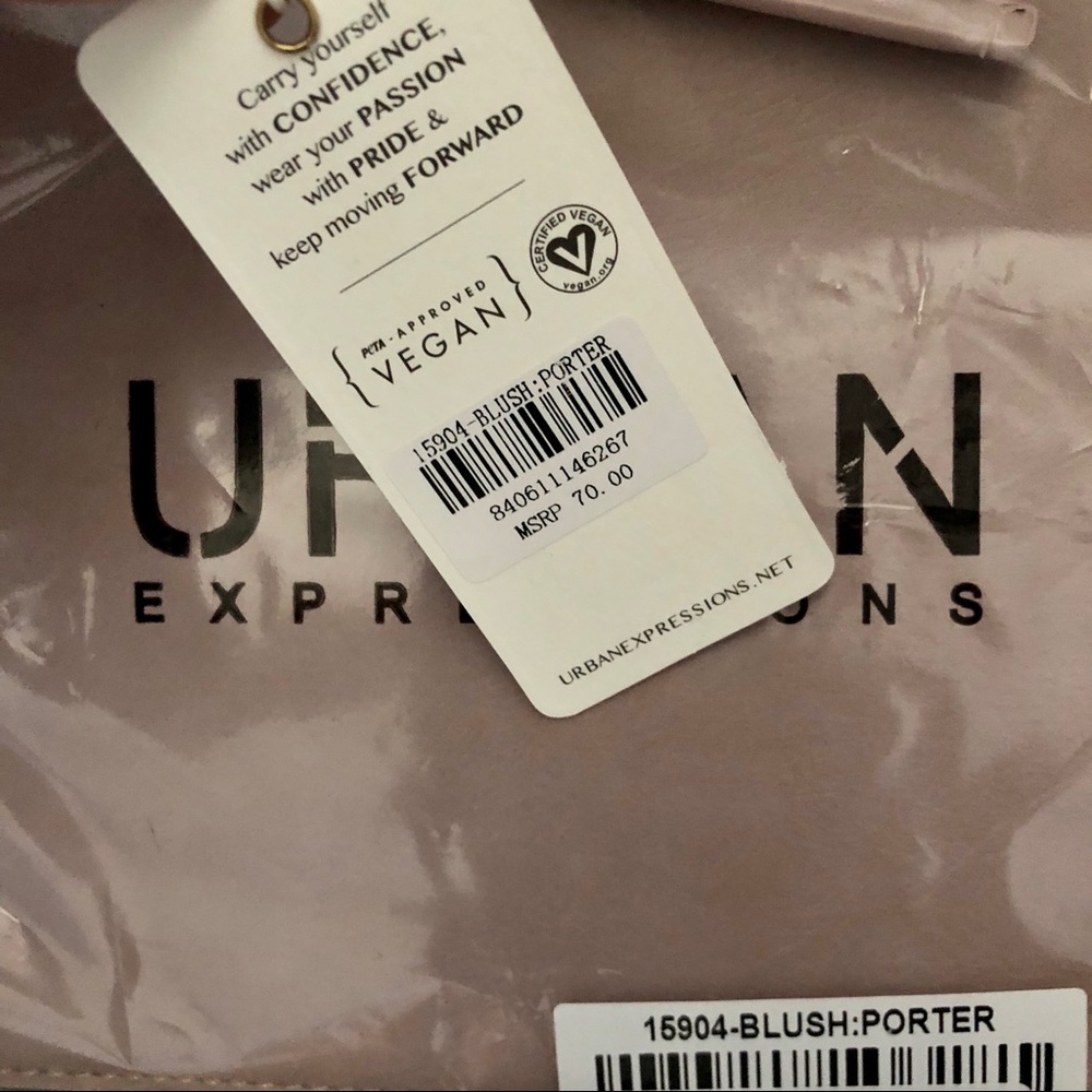 HP💥Vegan Blush Porter Crossbody Handbag - Picture 6 of 6
